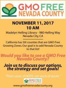 GMO Free Nevada County