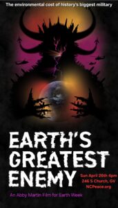 Earth's Greatest Enemy,  film at UUCM @ Unitarian Universalist Church